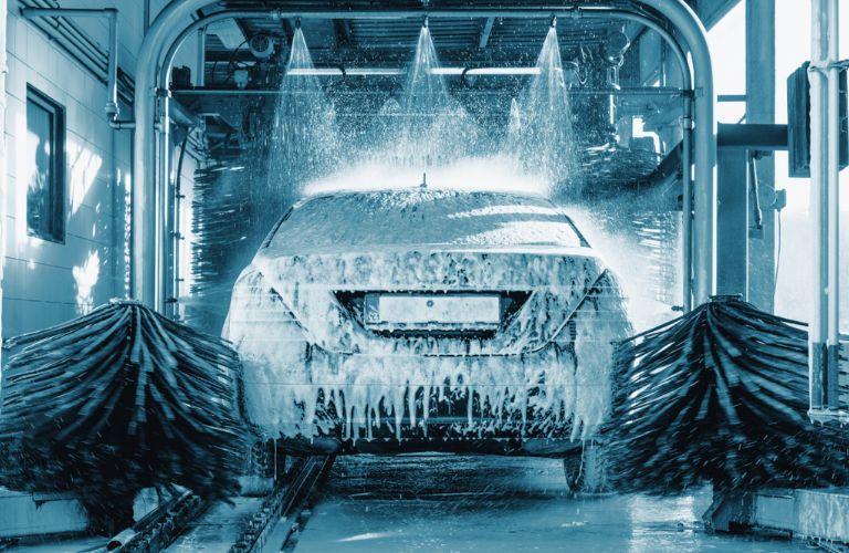 image of a car wash