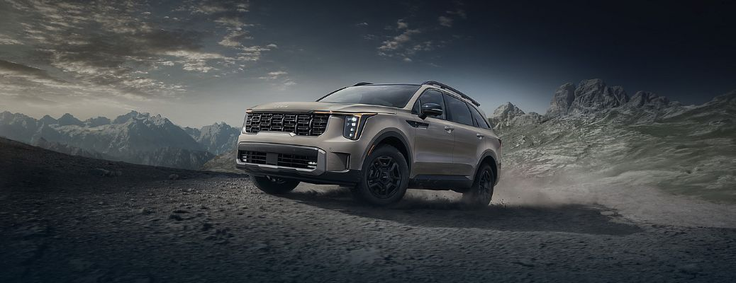 Front Quarter View of the 2024 Kia Sorento
