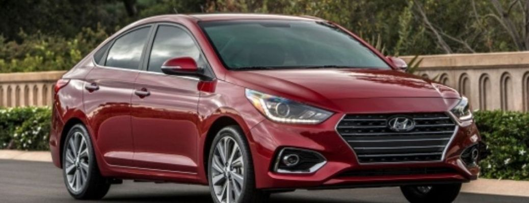 front quarter view of a used Hyundai