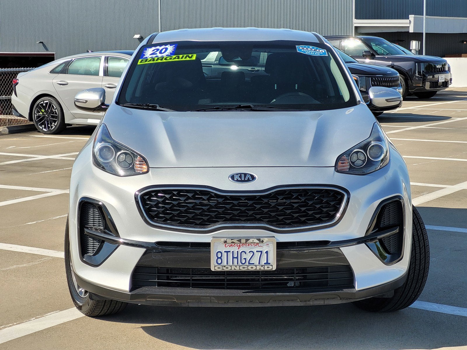 Used 2020 Kia Sportage LX with VIN KNDPM3AC7L7805714 for sale in Concord, CA